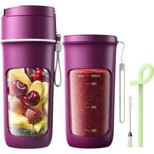 Portable Blender for Shakes and Smoothies,12 oz 10 Blades USB Rechargeable